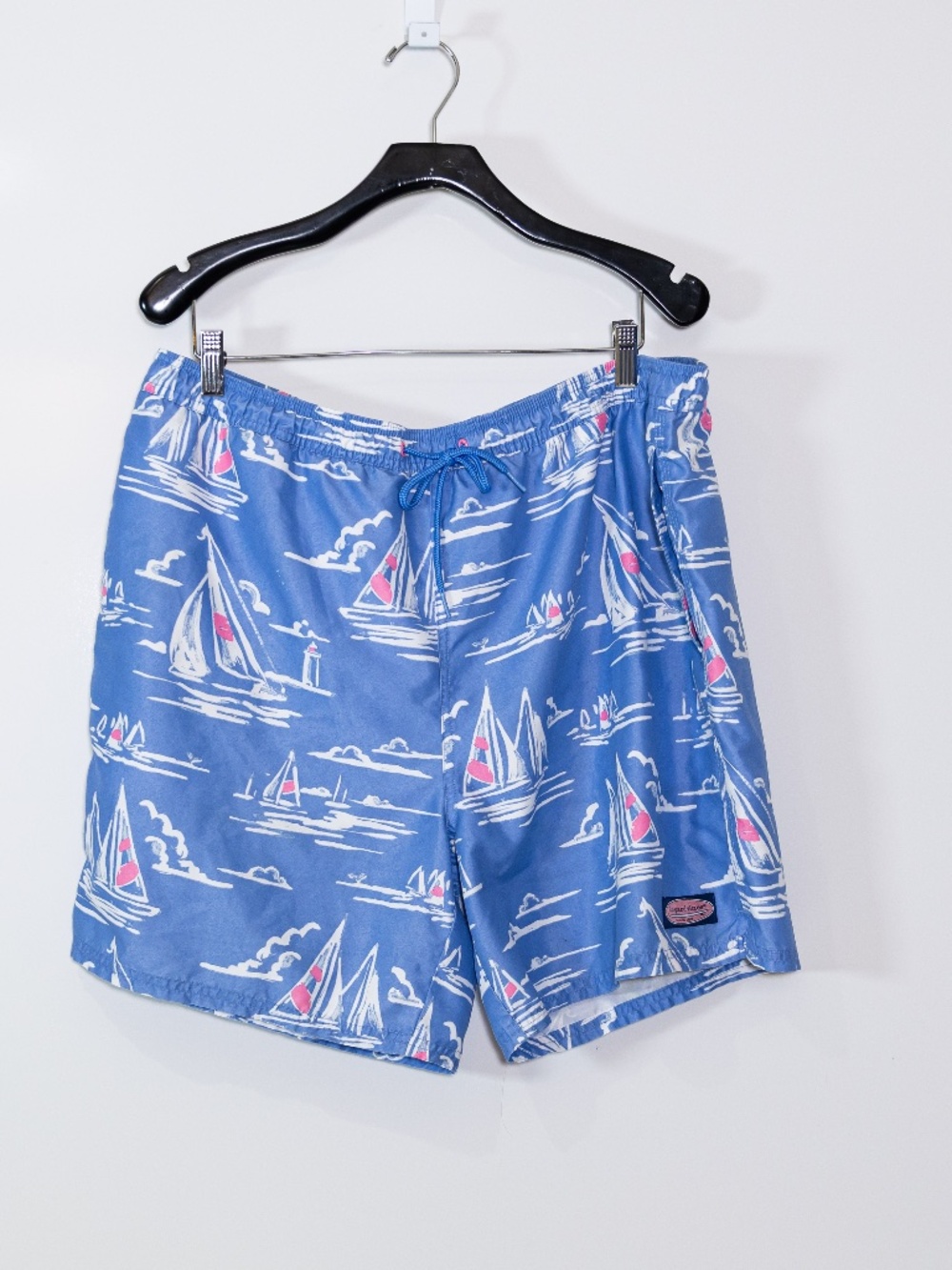 Vineyard Vines Men's Sailboat Nautical Print Pattern Swim Bathing Suit Shorts XL